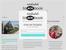 Tablet Screenshot of nantucketblackbook.com
